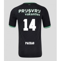 Camisa de Futebol Feyenoord Igor Paixao #14 Equipamento Secundário 2024-25 Manga Curta